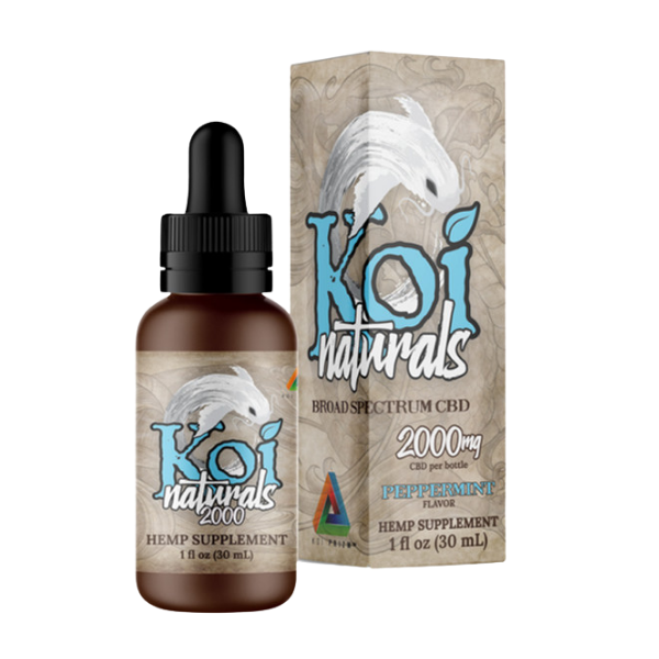 Koi CBD Broad Spectrum Tincture*** / Peppermint / 2000mg